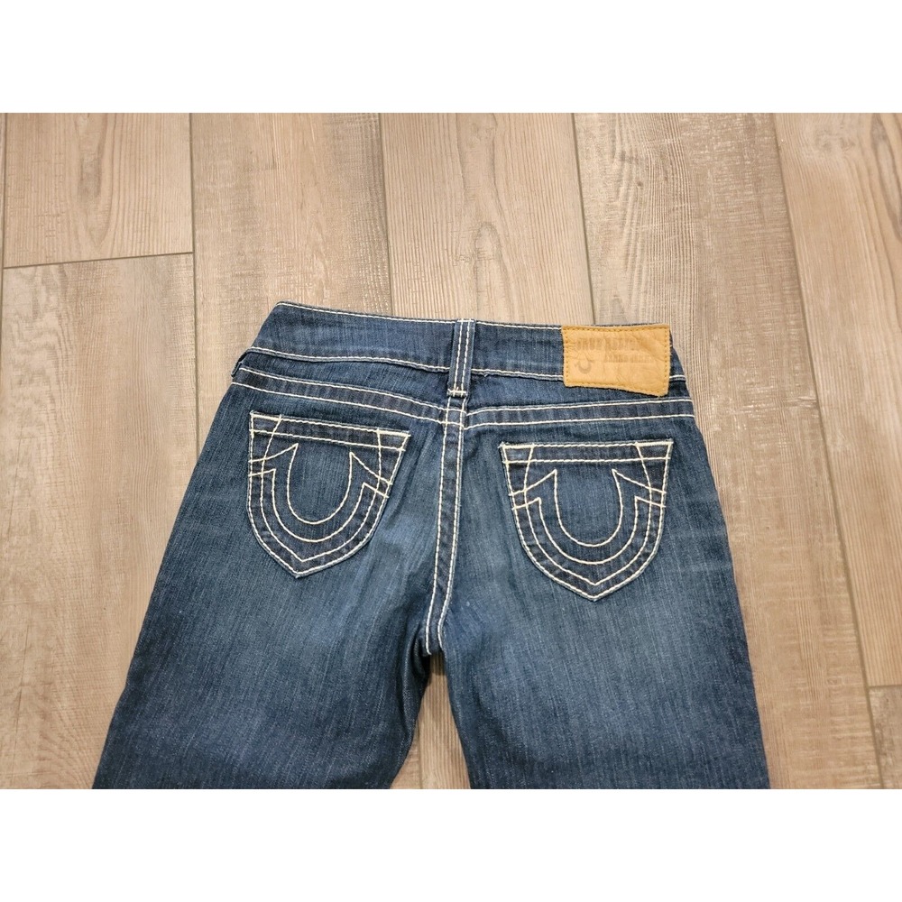 TRUE RELIGION Womens Jeans Bootcut Size 27 Made In Usa - Picture 11 of 13